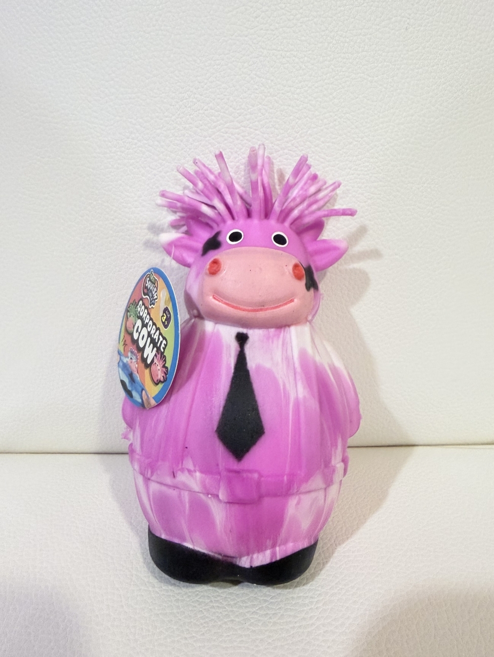Ja-ru Irre-Squishtible Corporate Cow